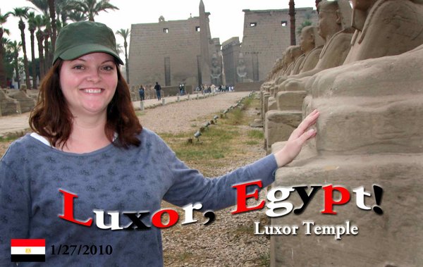 Me, scared at Luxor.