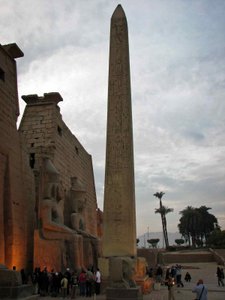 Luxor and obelisk