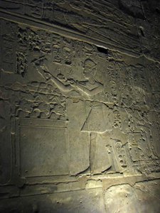 hieroglyphic at Luxor Temple