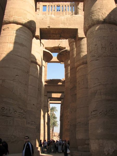 Columns (and window!) in Karnak