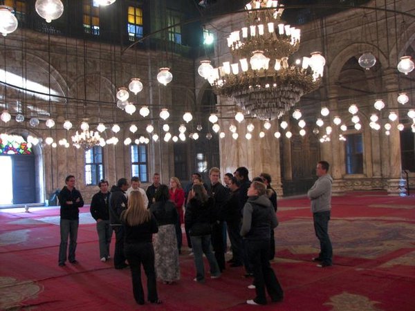 inside Mohamed Aly Mosque