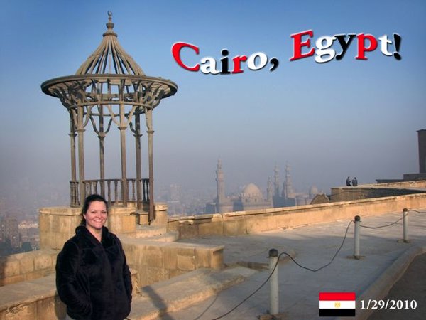 Overlooking Cairo.