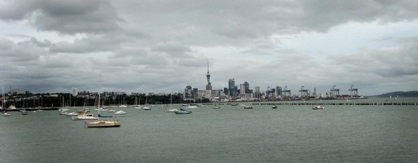 Auckland, as seen from Mission Bay
