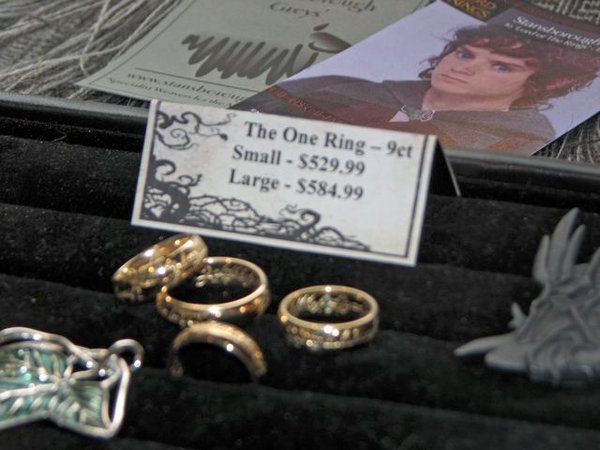 Damn!  The one ring (or more in this case) is expensive!