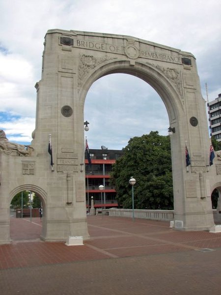 Bridge of Remembrance in Christchurch