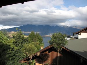 Our view from our room in our Queenstown.