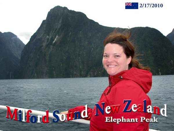 Moi at Milford Sound