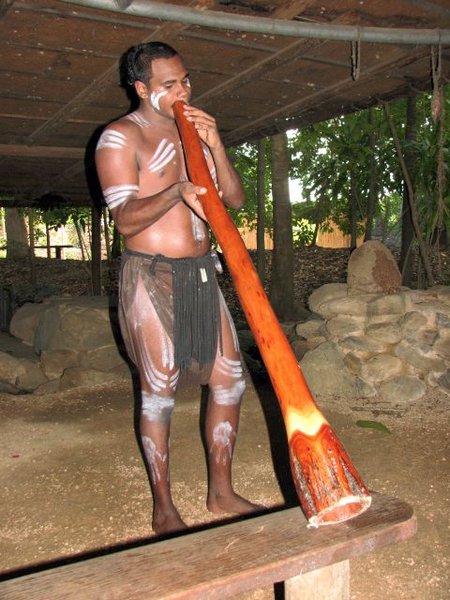 Playing the Didgeridoo