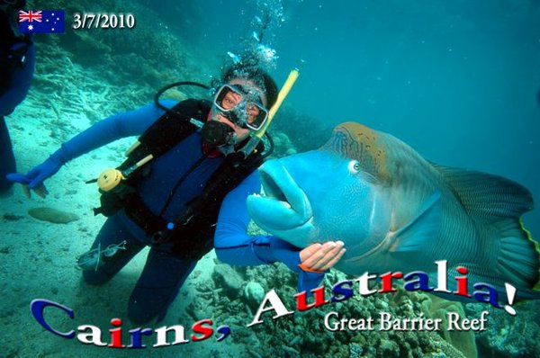 Moi and Great Barrier Reef