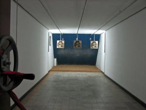 Shooting range in balance of Reunification Palace