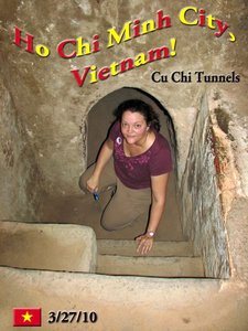 Moi in Cu Chi Tunnels.