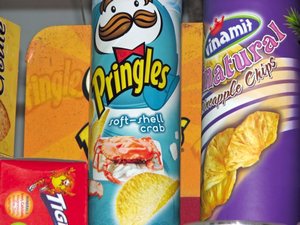 Pringles, now with the great taste of Soft Shell Crab!!