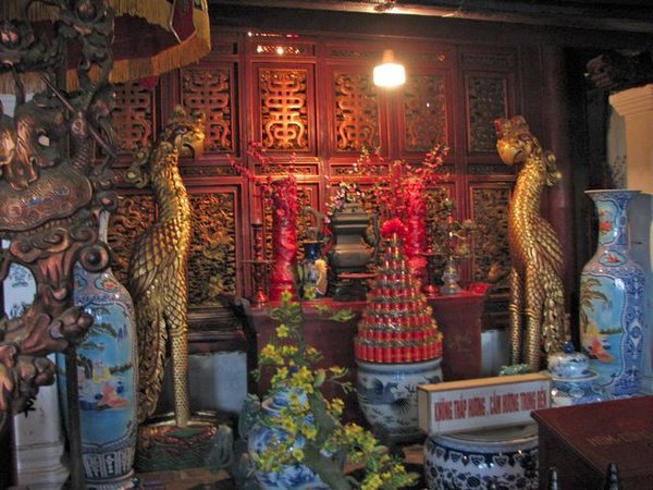 Inside temple