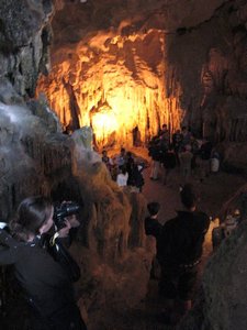 Inside Sung Sot Caves