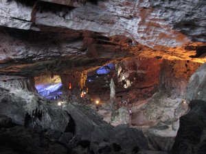 Inside Sung Sot Caves