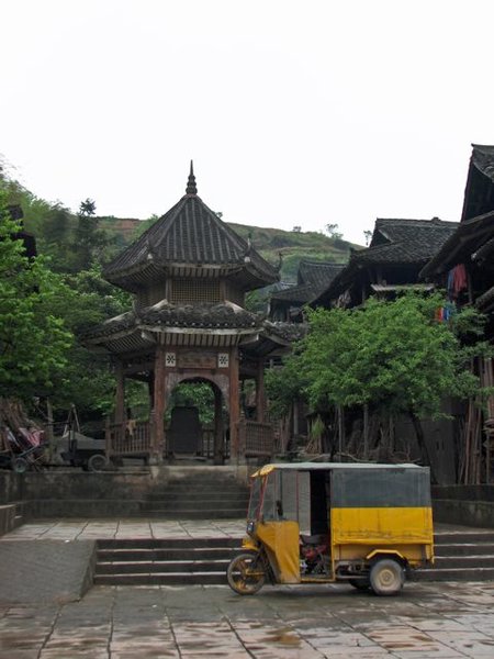 Pagoda and Tuk Tuk