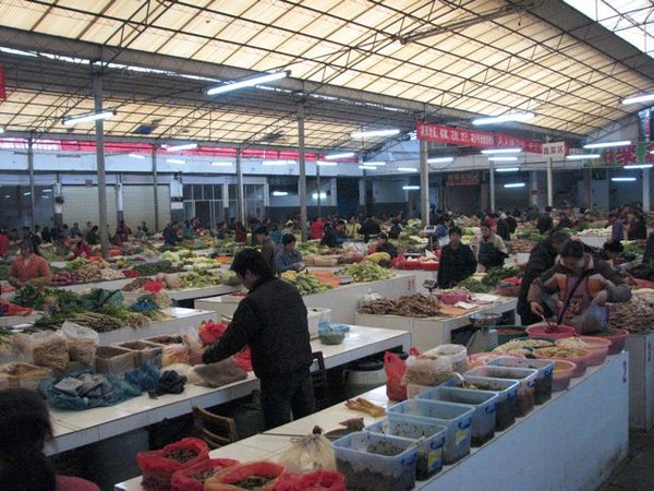 Vegetable part of market