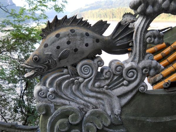 ornamentation on pagoda