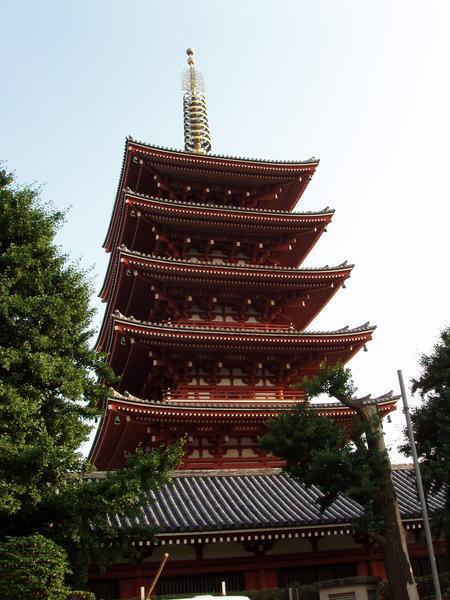 Senso-ji Temple Pagoda
