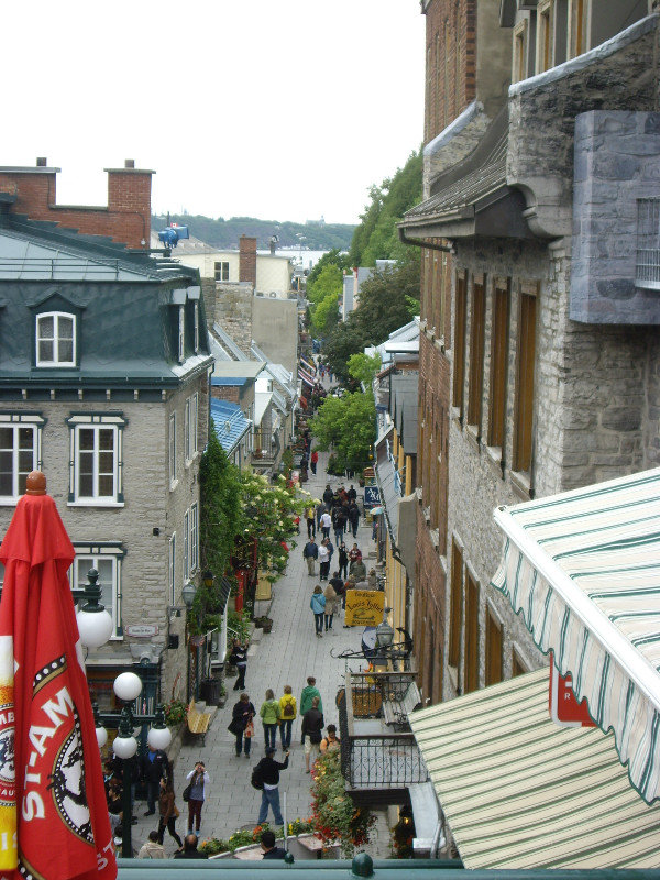 view of Quartier Petit Champlain 