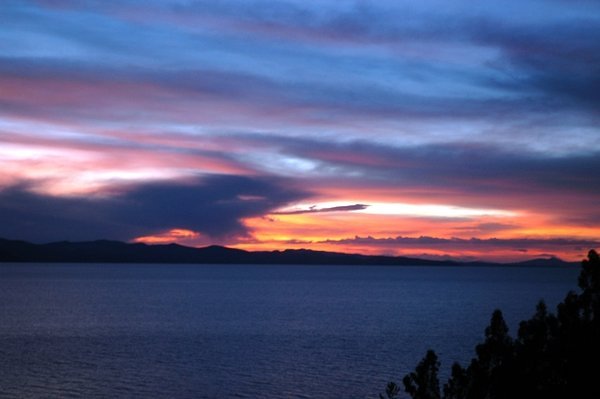 Sunset, Lake Titicaca