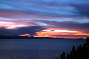 Sunset, Lake Titicaca