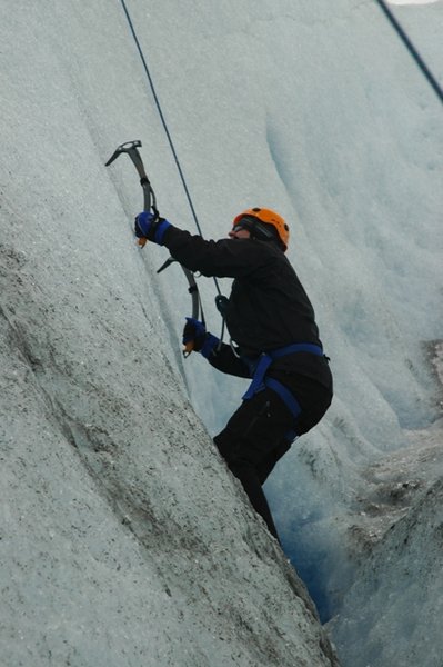 Ice climbing, Glaciar Viedma