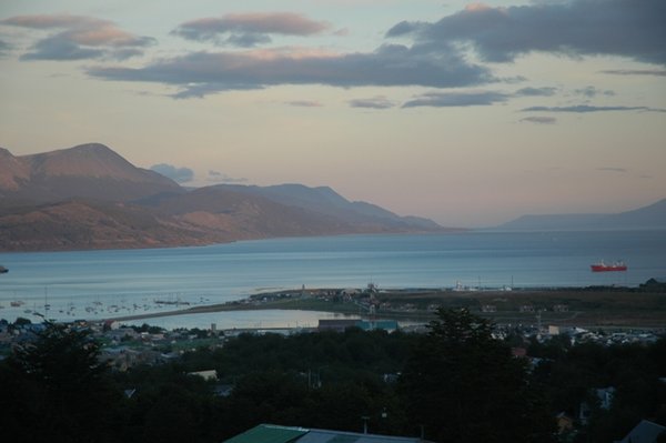 Sunset over the Beagle Channel