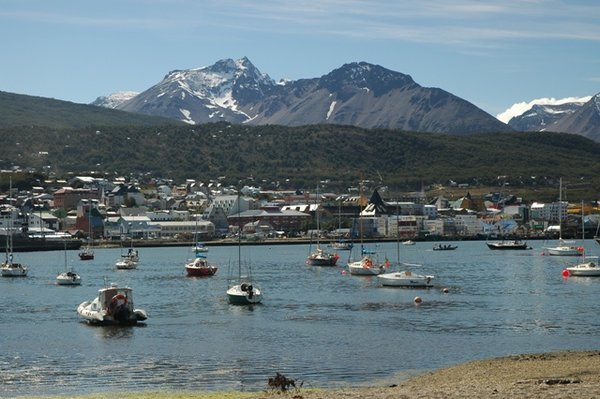 The harbour at Ushuaia