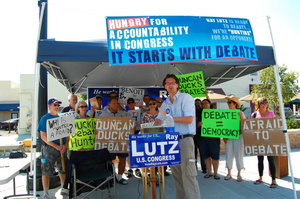At a Ray Lutz Rally
