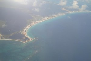 cancun from window 28A @ 10k feet