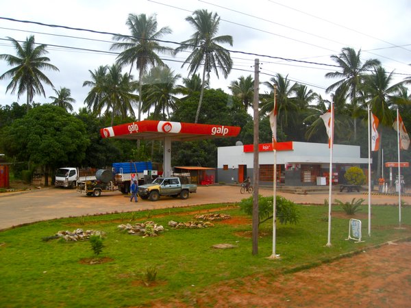 typical petrol station