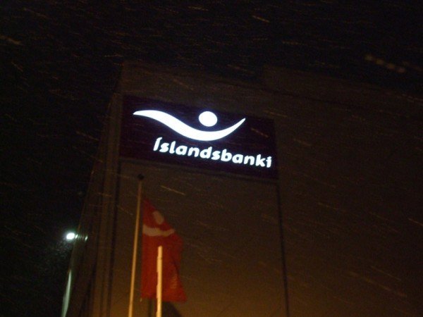 Bank in a Snowstorm