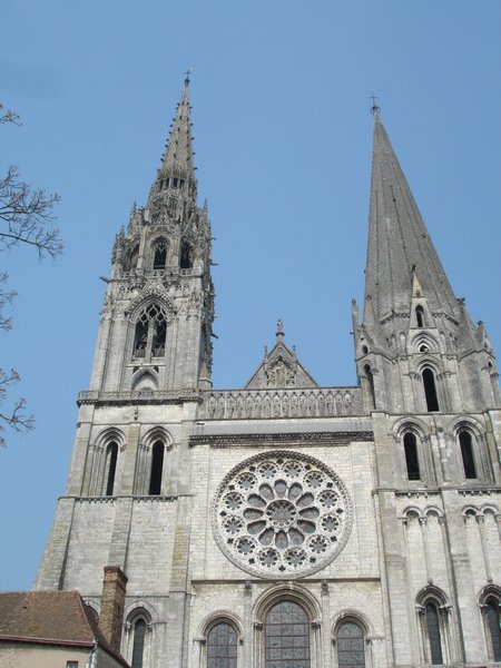 Rose window exterior, Notre Dame