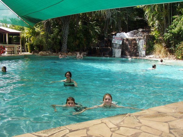 Pool at campground at Jabiru