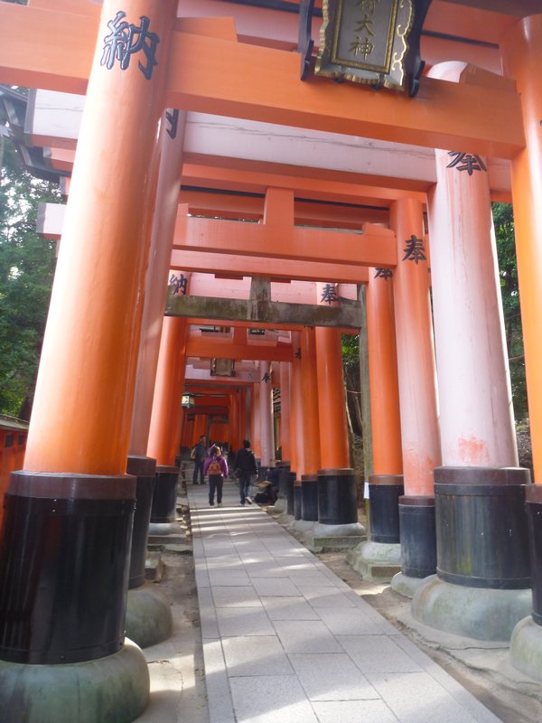 Entrance to the Fushimi Inari shrine walkway