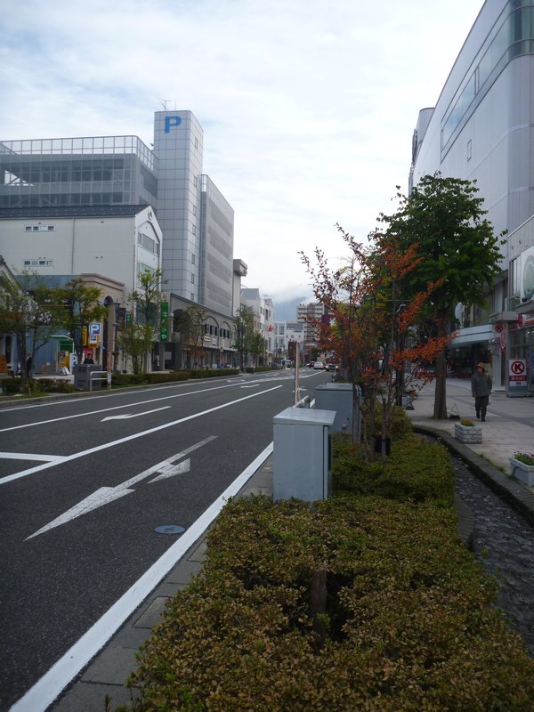 Typical street in Matsumoto