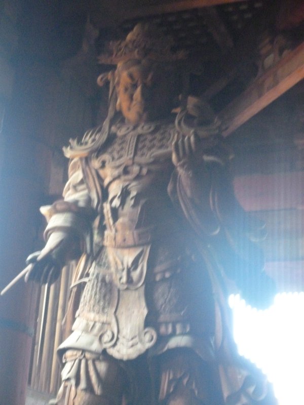 Shinigami wooden statue