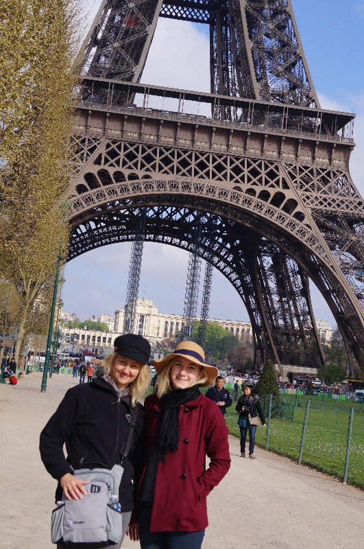 Obligatory photo in front of Eiffel Tower