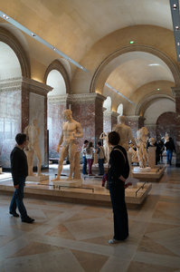 Naked statues, Louvre