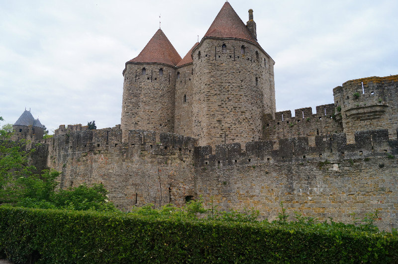 Carcassonne castle by day