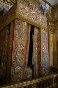 Elaborate bedroom tapestry, Versailles