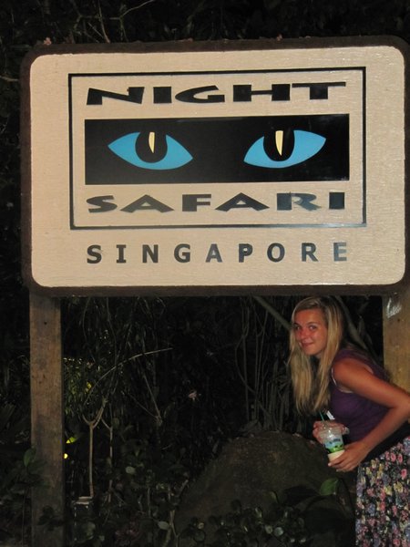 Miss Winning, star attraction at the Night Safari!