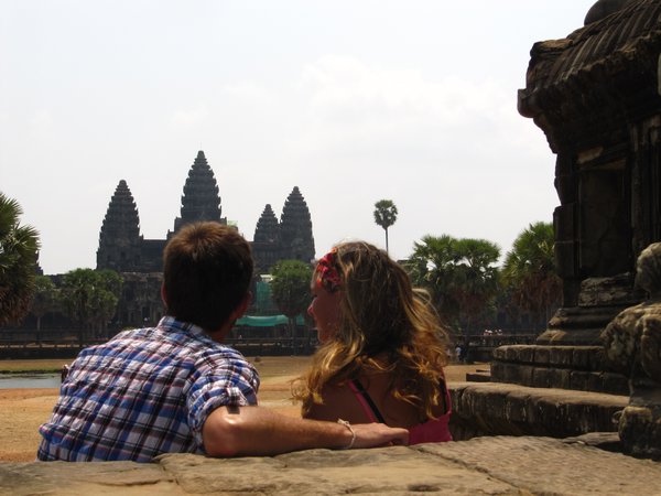 Gazing in wonder! Angkor Wat...