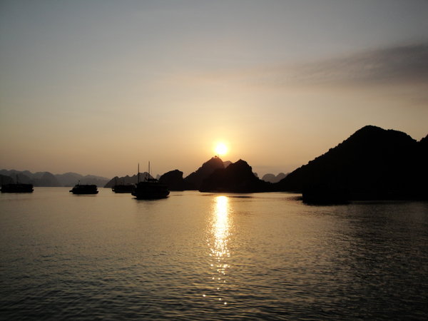 Sunset..... Ha Long Bay