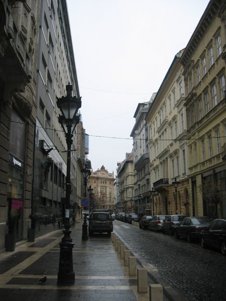 A street in Pest