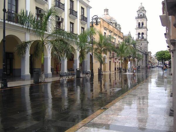 Vera Cruz centre in the rain