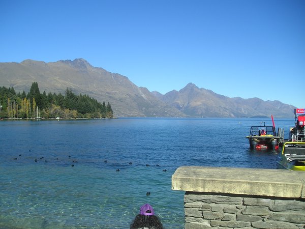 sunny day in Queenstown