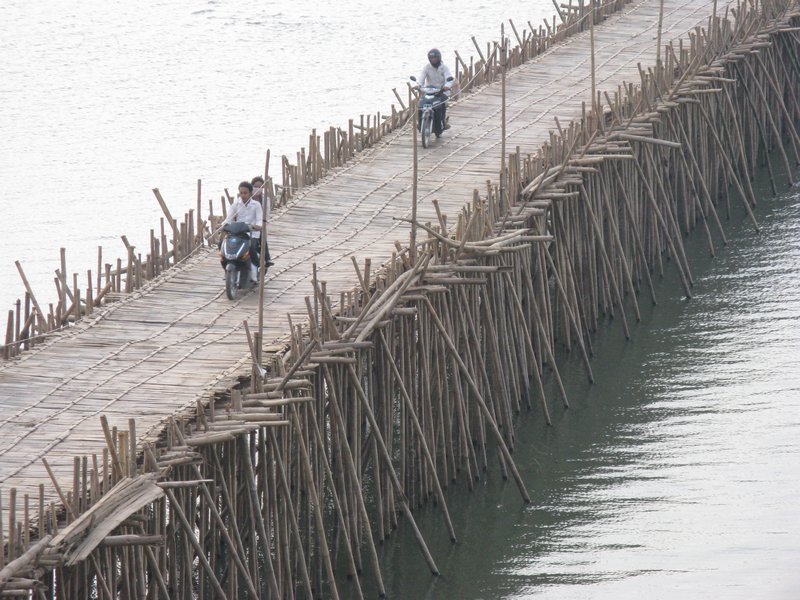 Bridge rebuilt each dry season