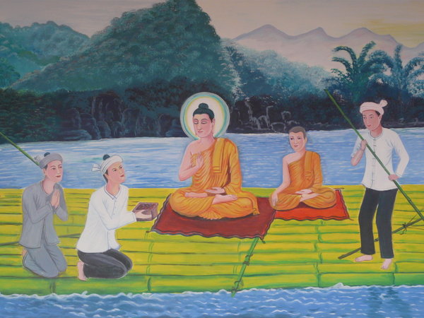 Buddha On A Bamboo Raft.